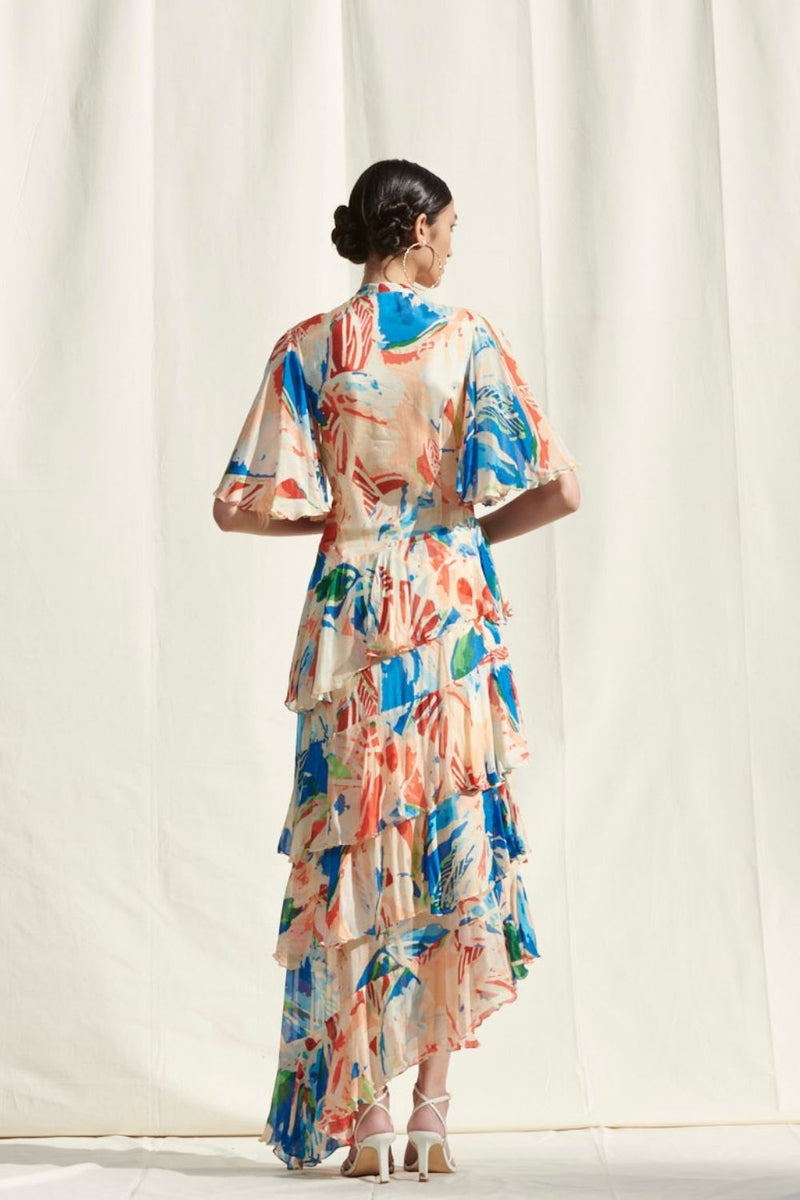 Asymmetrical Tier Dress