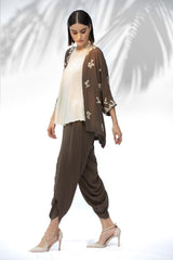 Moss Green Kimono Set