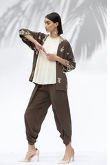 Moss Green Kimono Set