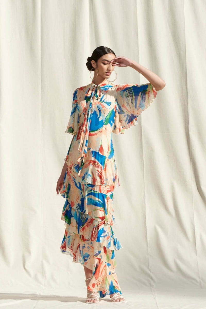 Asymmetrical Tier Dress