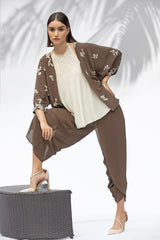 Moss Green Kimono Set