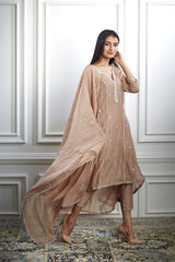 Nude Aari Embroidered Kurta Set