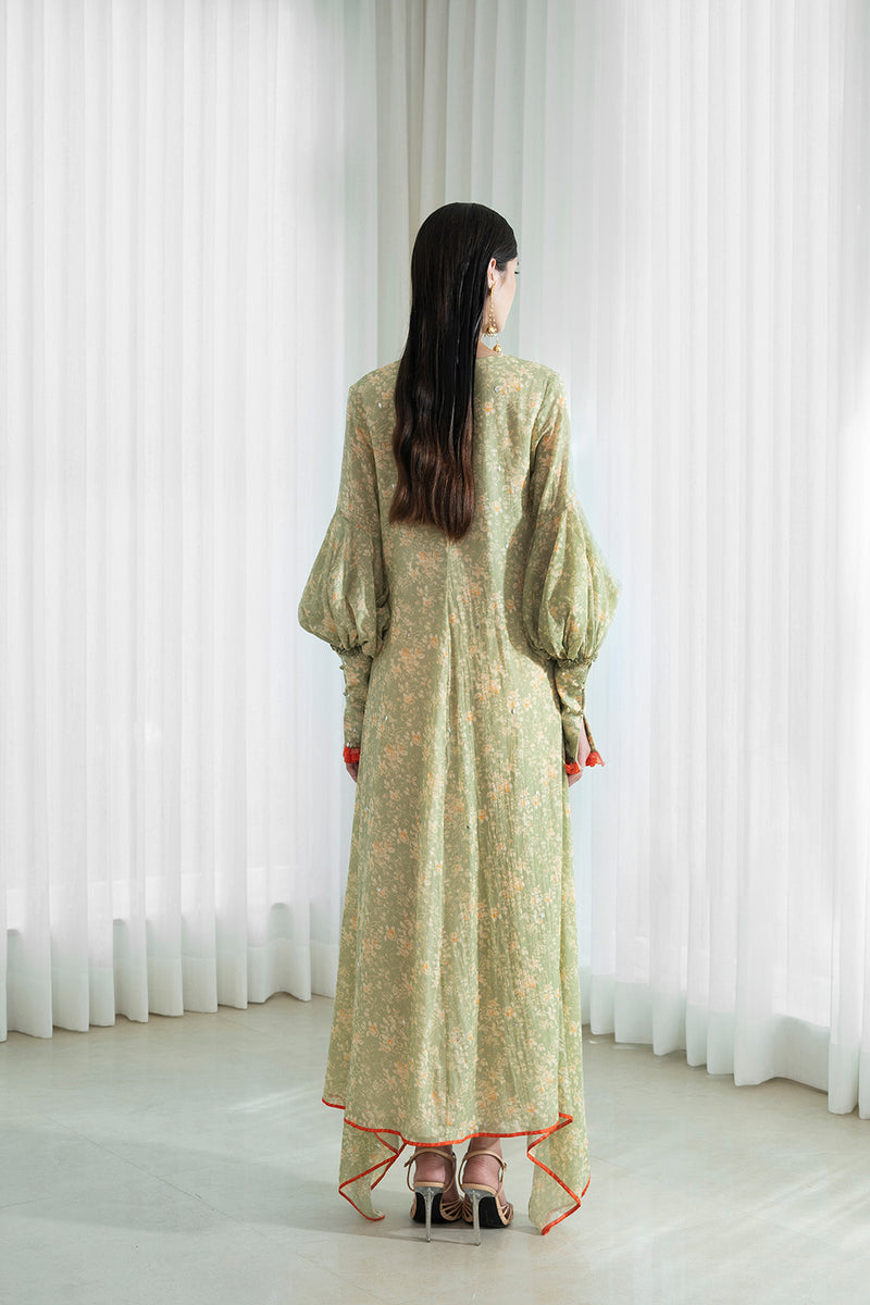 Printed Assymetrical Tunic Dress