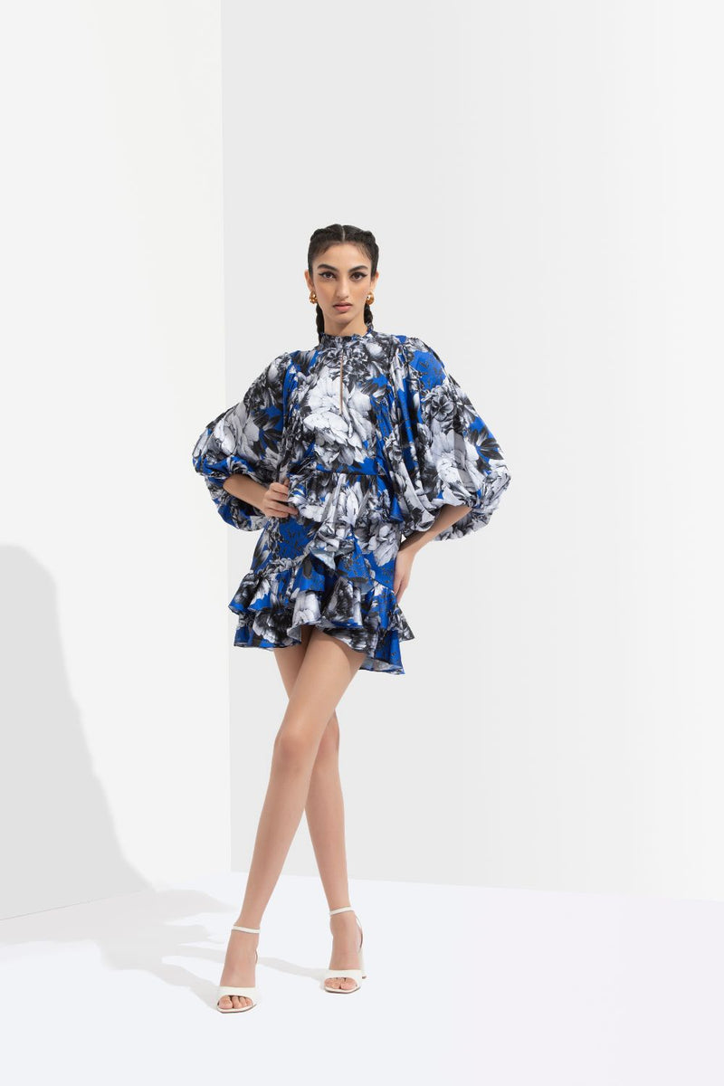 Luana tiered mini dress