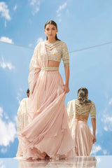 Valley Of Flower Skirt Set