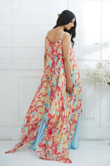 Printed Asymmetric Tunic Set