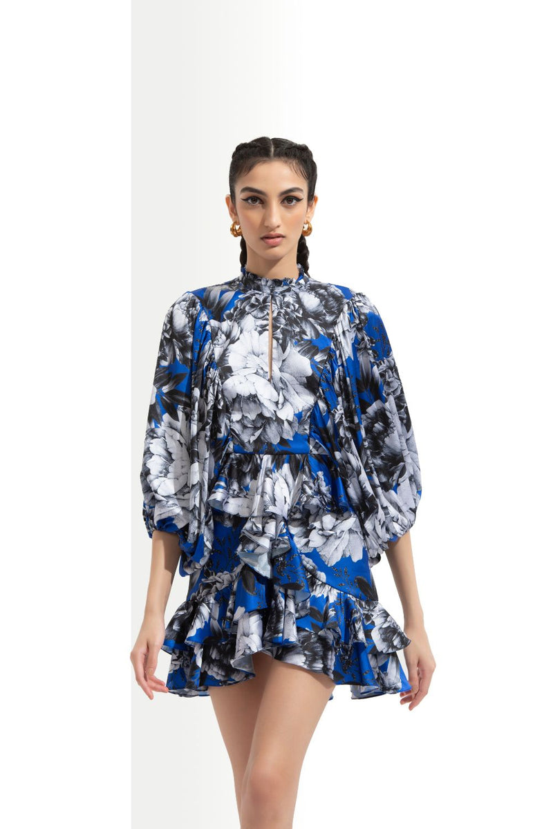 Luana tiered mini dress