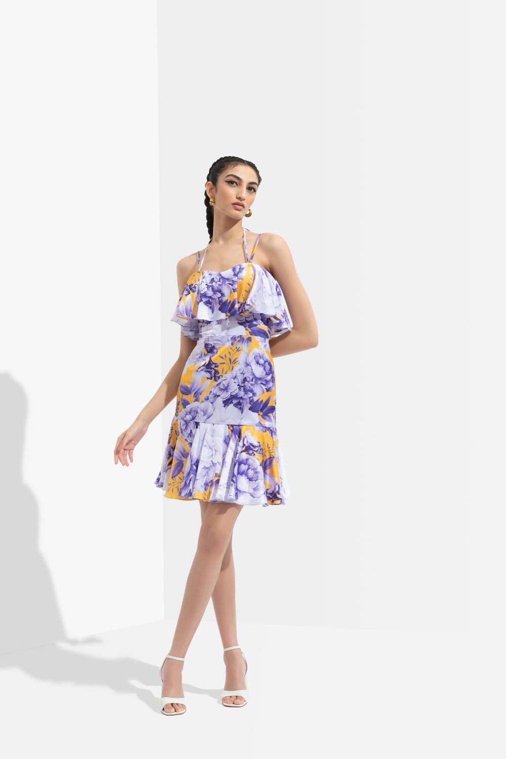 Sumire Printed Midi Dress