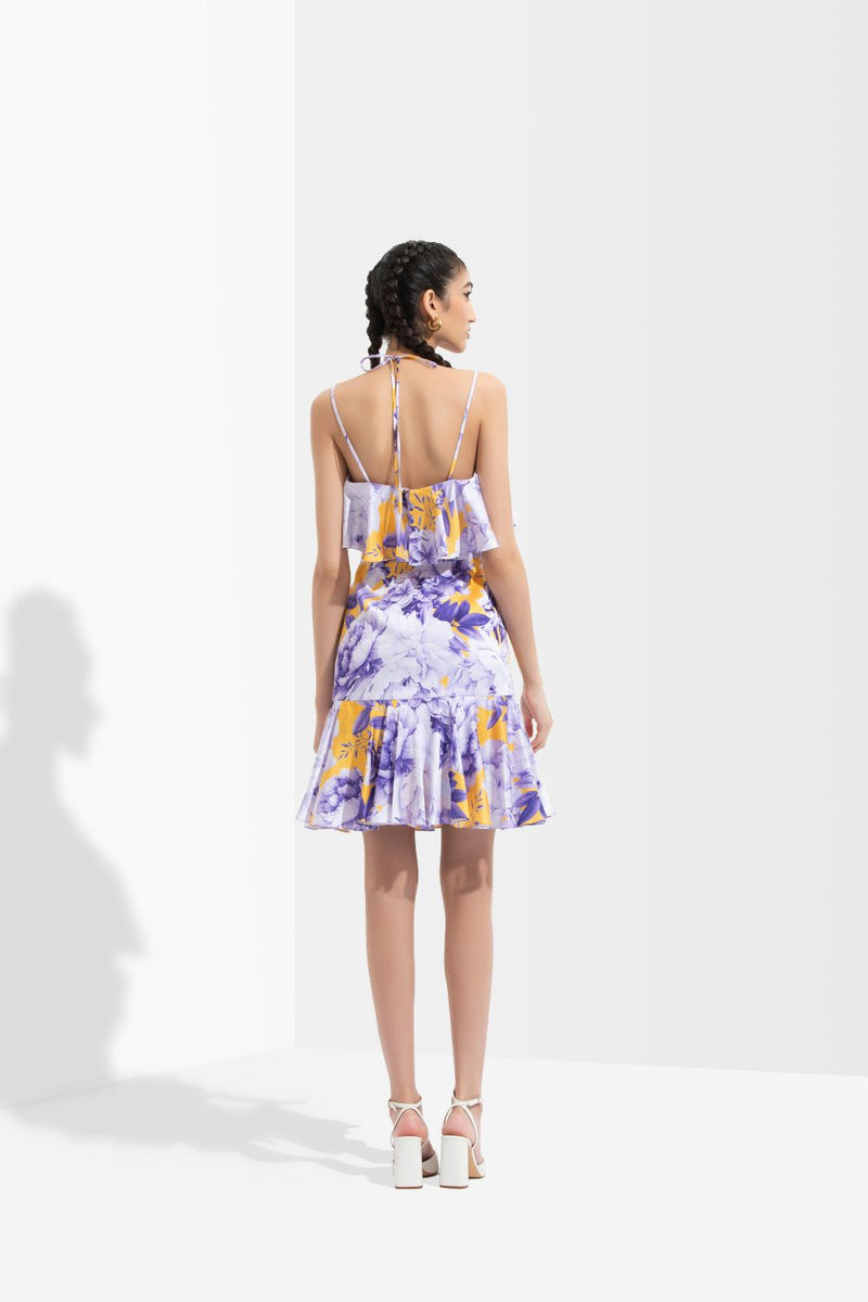 Sumire Printed Midi Dress