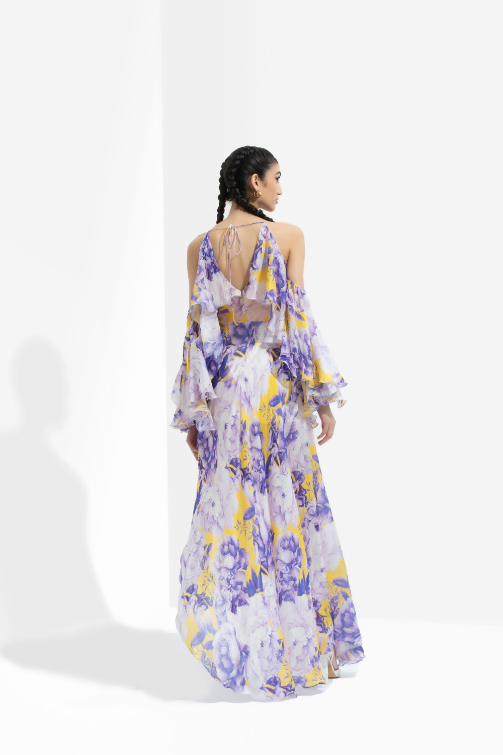 Sumire Printed Butterfly Dress