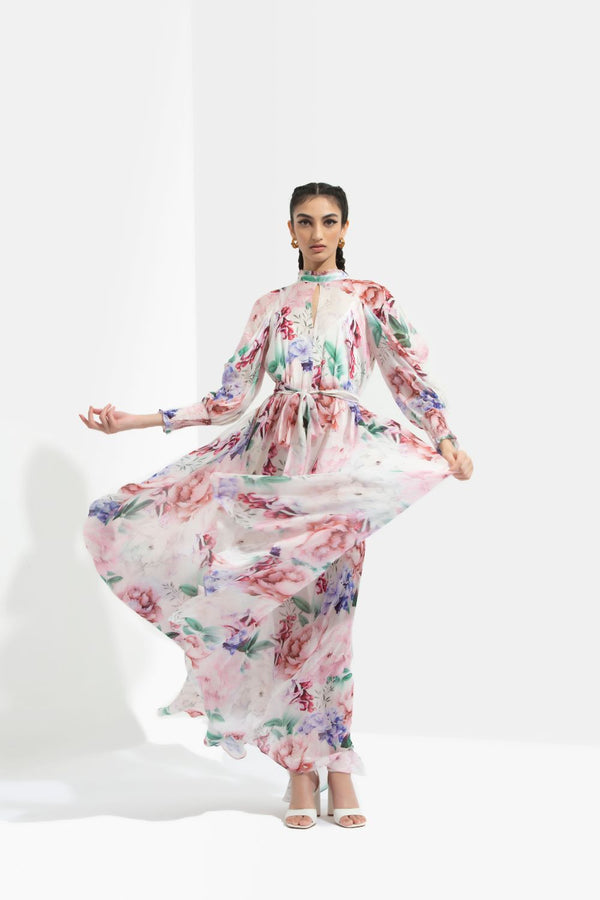 Iris Printed Dress