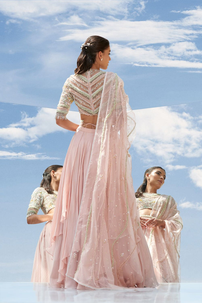 Valley Of Flower Skirt Set