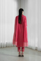 Straight Kurta Paired With Pants And Dupatta