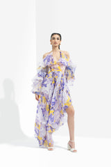 Sumire Printed Butterfly Dress