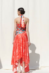Draped Off Shoulder Dress