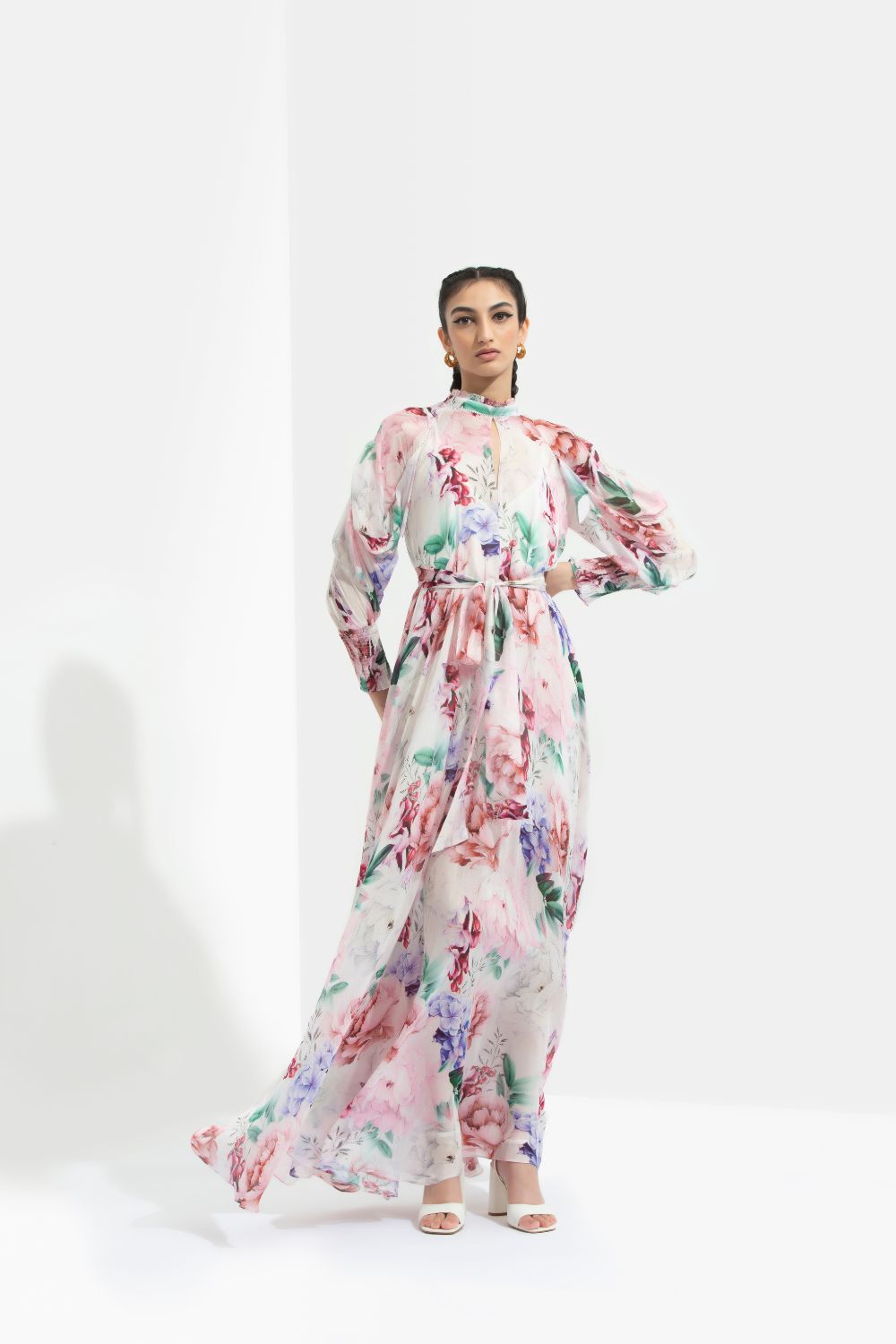 Iris Printed Dress