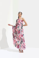 Azalea Printed One Off Shoulder Kaftan