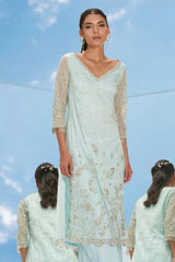 Metallic garden kurta