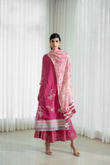 Kurta And Sharara Paired Printed Dupatta