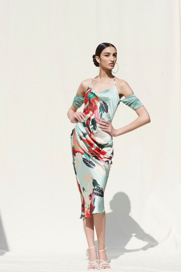 Drape Slip Dress