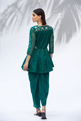 Emerald Green Tunic With Dhoti