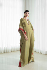Self Shine Solid Kaftan