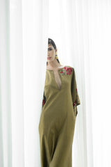 Self Shine Solid Kaftan