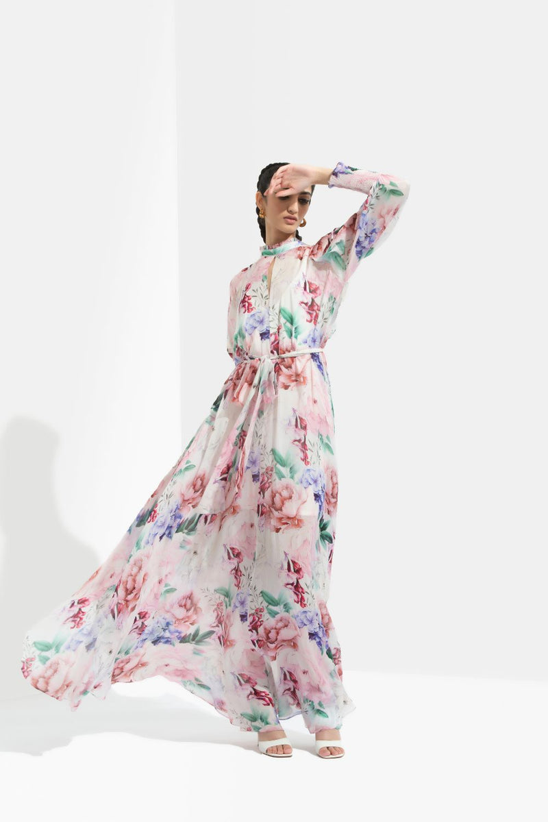 Iris Printed Dress