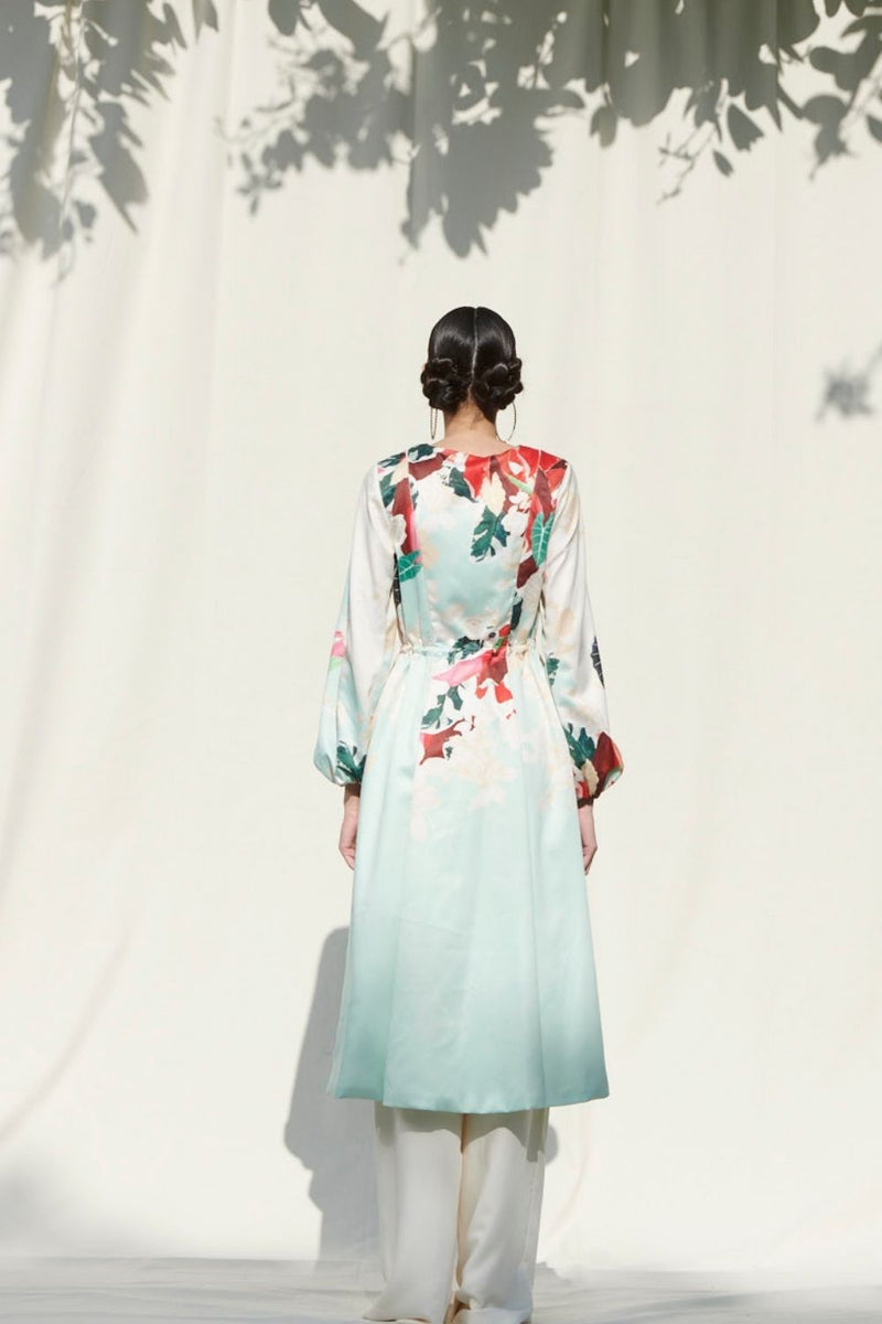 Jacket With A Satin Pallazo