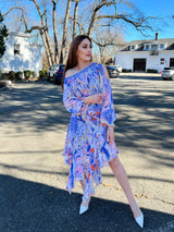 Shefali Jariwala - Blue asymmetric dress