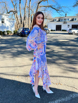 Shefali Jariwala - Blue asymmetric dress