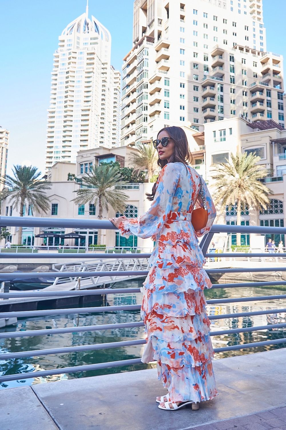 Manushi Chhillar - Ivory tiered Maxi dress